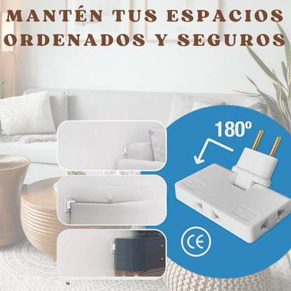 FlexiPlug - Gira, adapta y ahorra espacio - [PROMOCIÓN DISPONIBLE SOLO HOY]