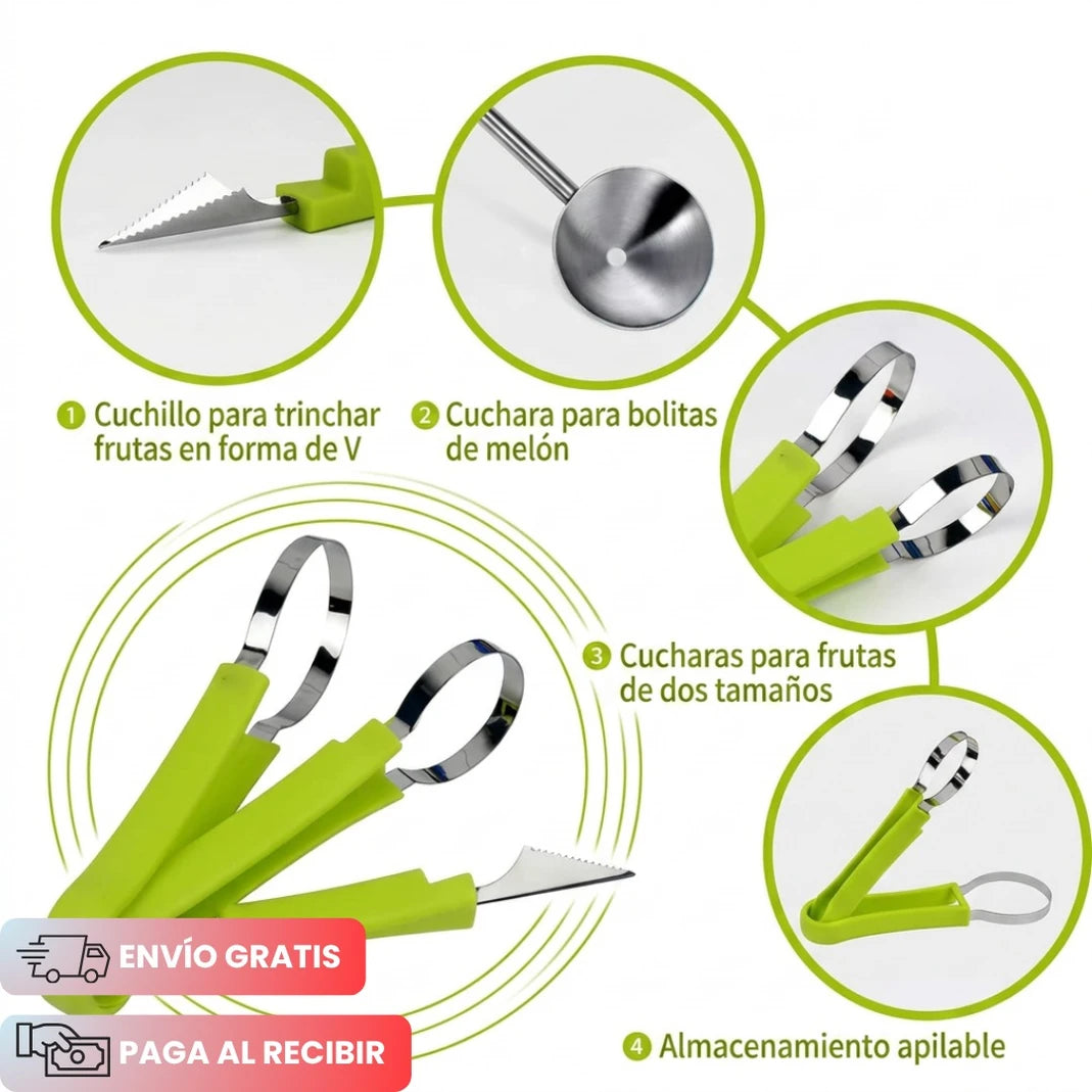 Set Profesional Cortador de Frutas - Imagen 3