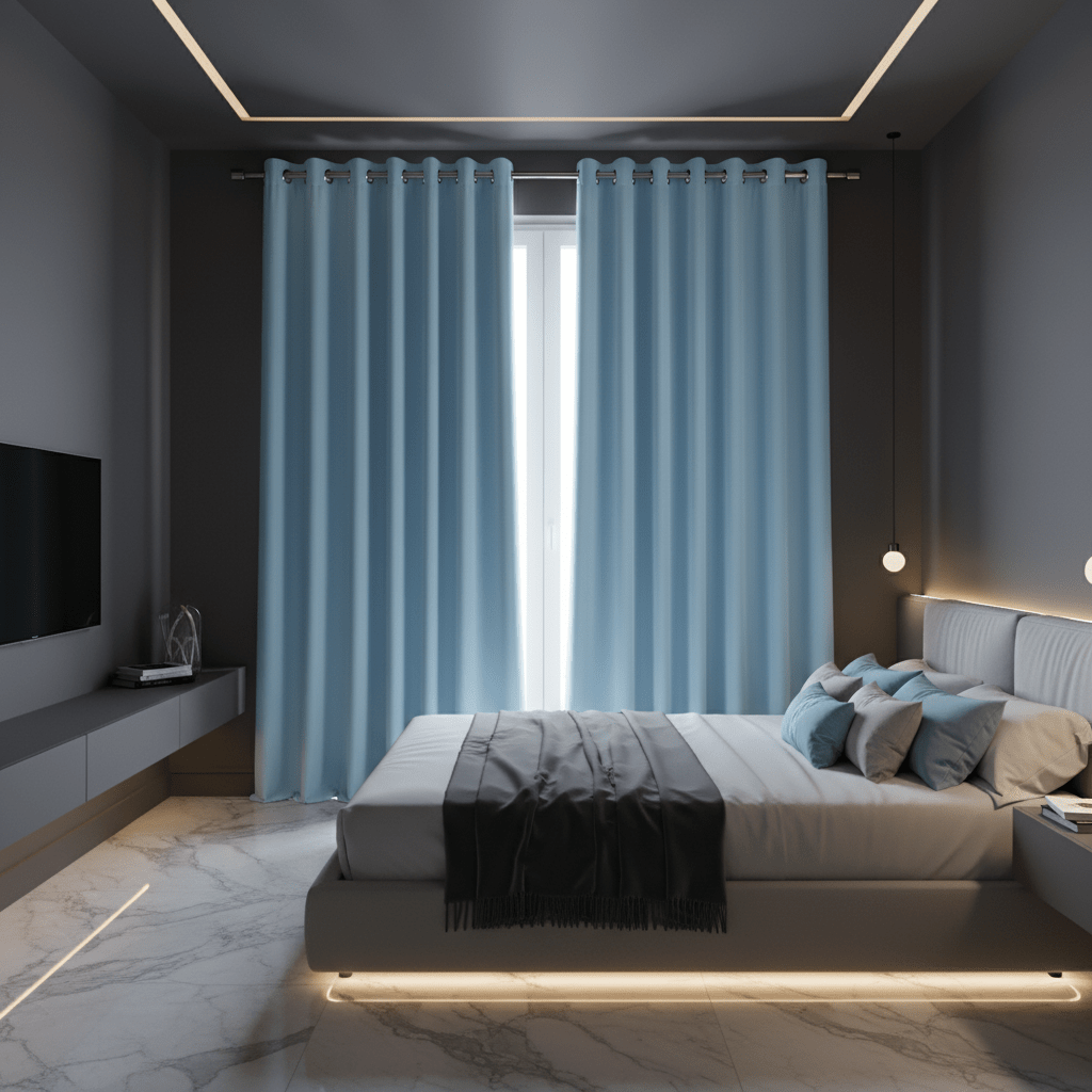 SombraLux | CORTINA PRESTIGE BLACKOUT CON VELO